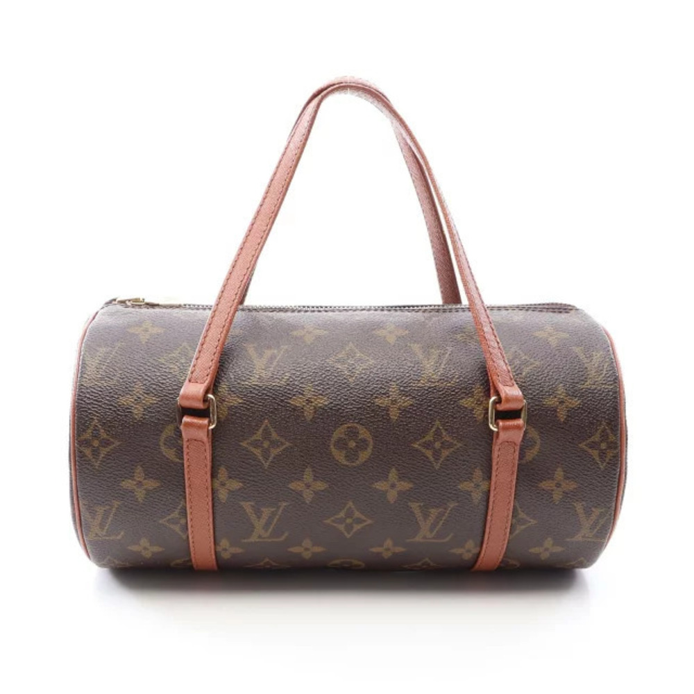 Louis Vuitton Papillon handbag canvas leather Monogram brown
